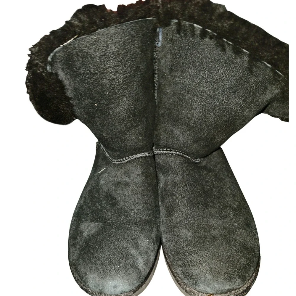 Ugg‎ Womens Black Bailey Button Bling Boots 7